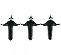 3 Bruxas Negras com Luz de 160 cm