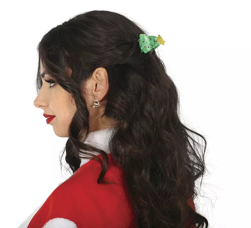 Translation missing: pt-PT.3 Pinzas de Navidad para el Pelo de 3,5 cm