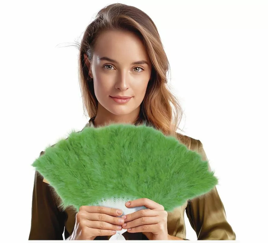 Translation missing: pt-PT.Abanico con Plumas de 16 Palas en varios colores