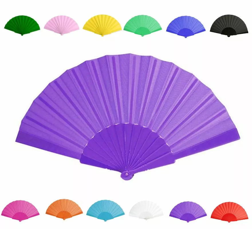 Translation missing: pt-PT.Abanico de Plástico de 43 cm en varios colores