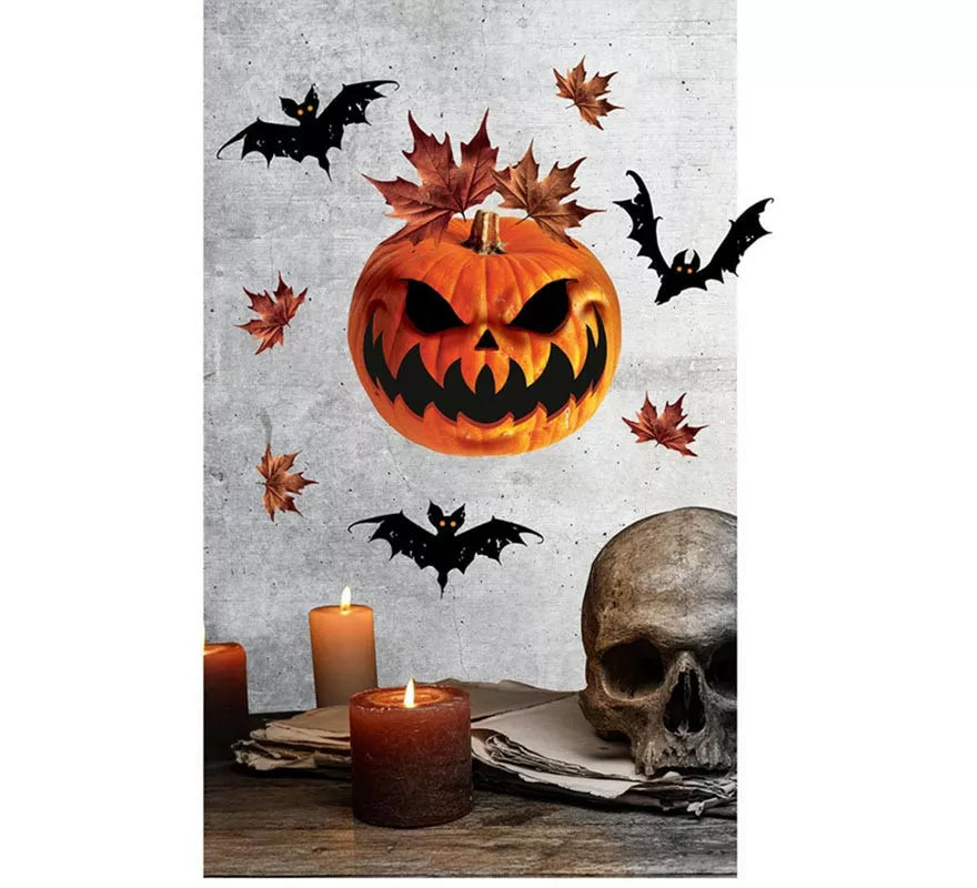 Translation missing: pt-PT.Adhesivo de Pared Calabaza de 25x70 cm