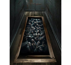 Adesivo de chão zumbis 30x90 cm