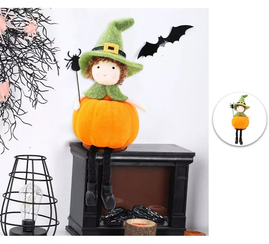 Translation missing: pt-PT.Adorno Muñeco Calabaza Sentado 16 cm
