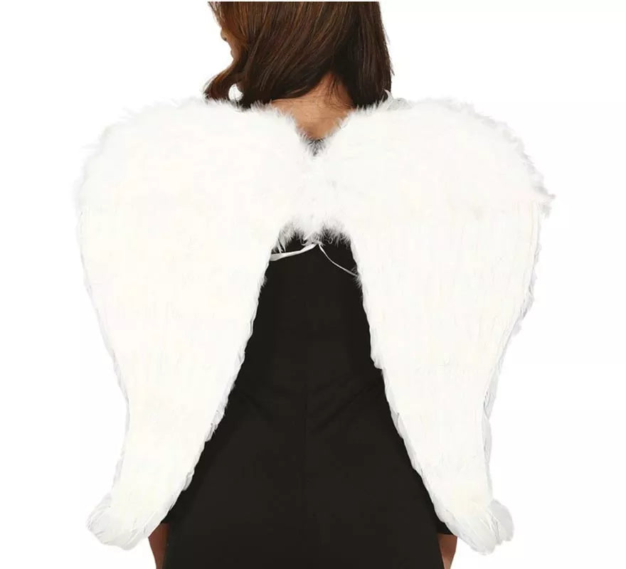 Translation missing: pt-PT.Alas Blancas con Plumas de 80X60 cm