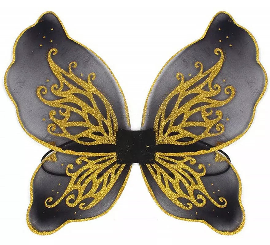 Translation missing: pt-PT.Alas de Hada Mariposa Negra de 50x30 cm
