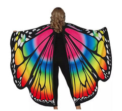 Asas de borboleta multicoloridas 160x130 cm