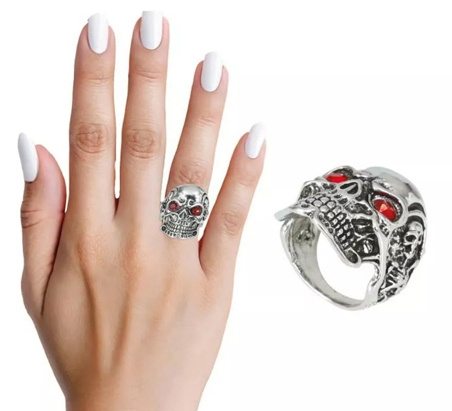 Translation missing: pt-PT.Anillo Calavera de Metal