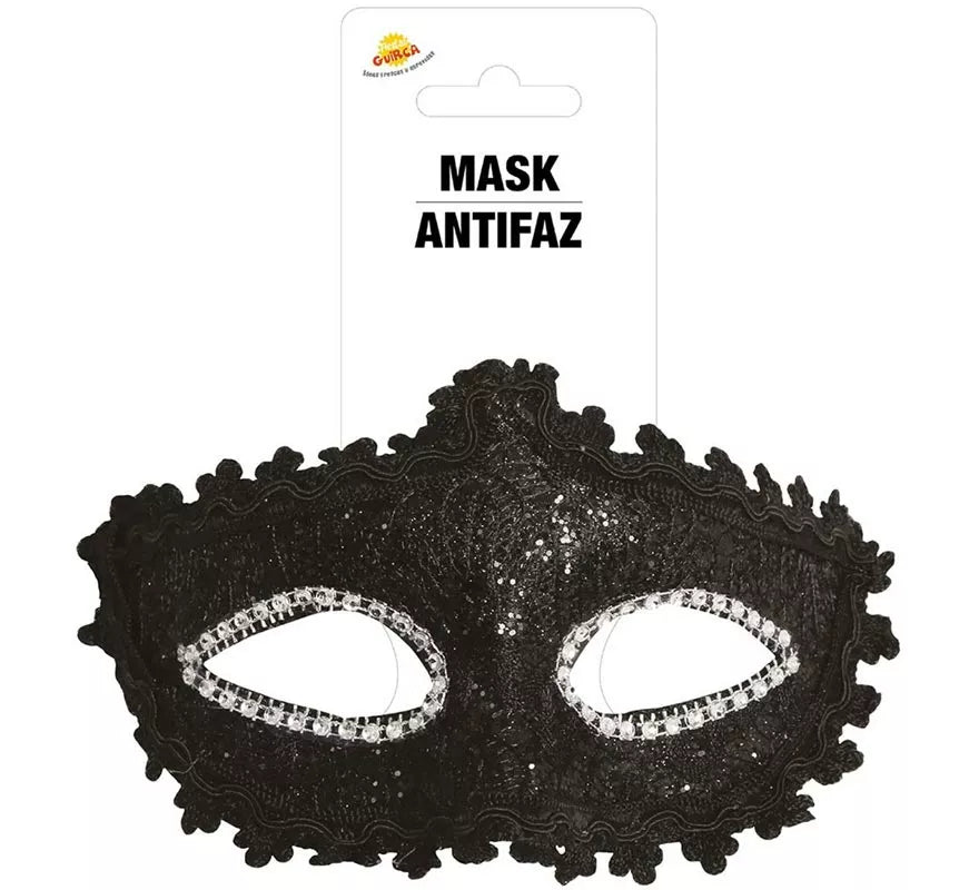 Translation missing: pt-PT.Antifaz decorado negro