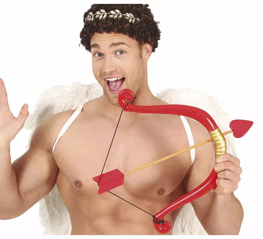 Translation missing: pt-PT.Arco Rojo de Cupido con Flecha de 58 cm