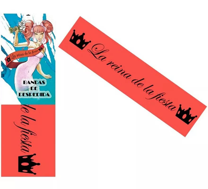 Translation missing: pt-PT.Banda La Reina de La Fiesta rosa de 80 cm