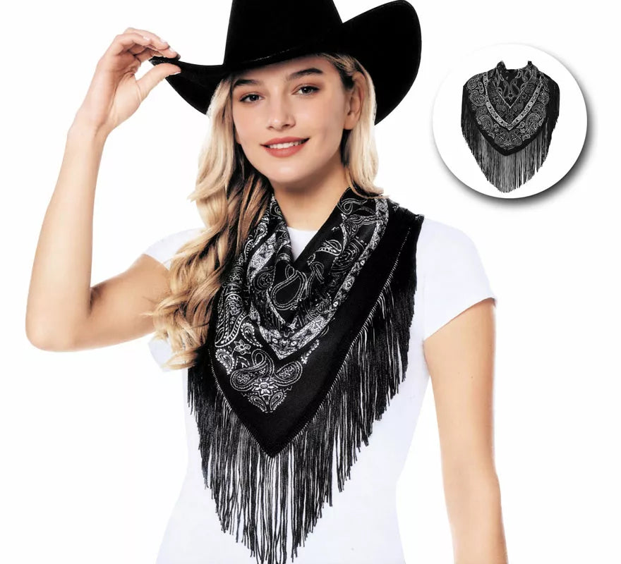 Translation missing: pt-PT.Bandana de Vaquero del Oeste con Flecos