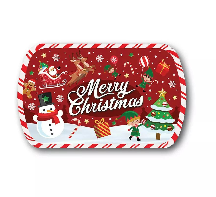 Translation missing: pt-PT.Bandeja Merry Christmas de pvc de 39x24 cm