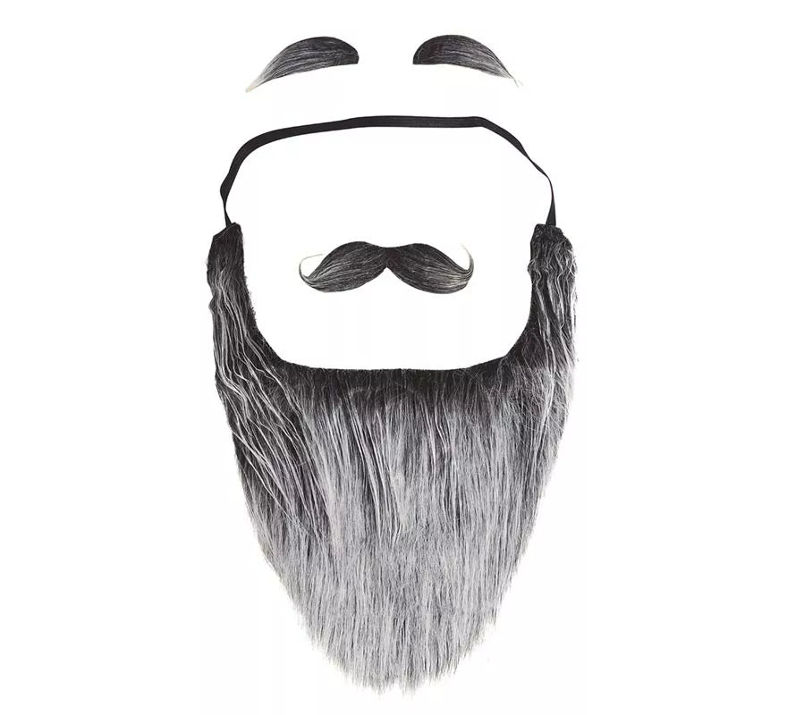 Translation missing: pt-PT.Barba con Bigote y Cejas Grises