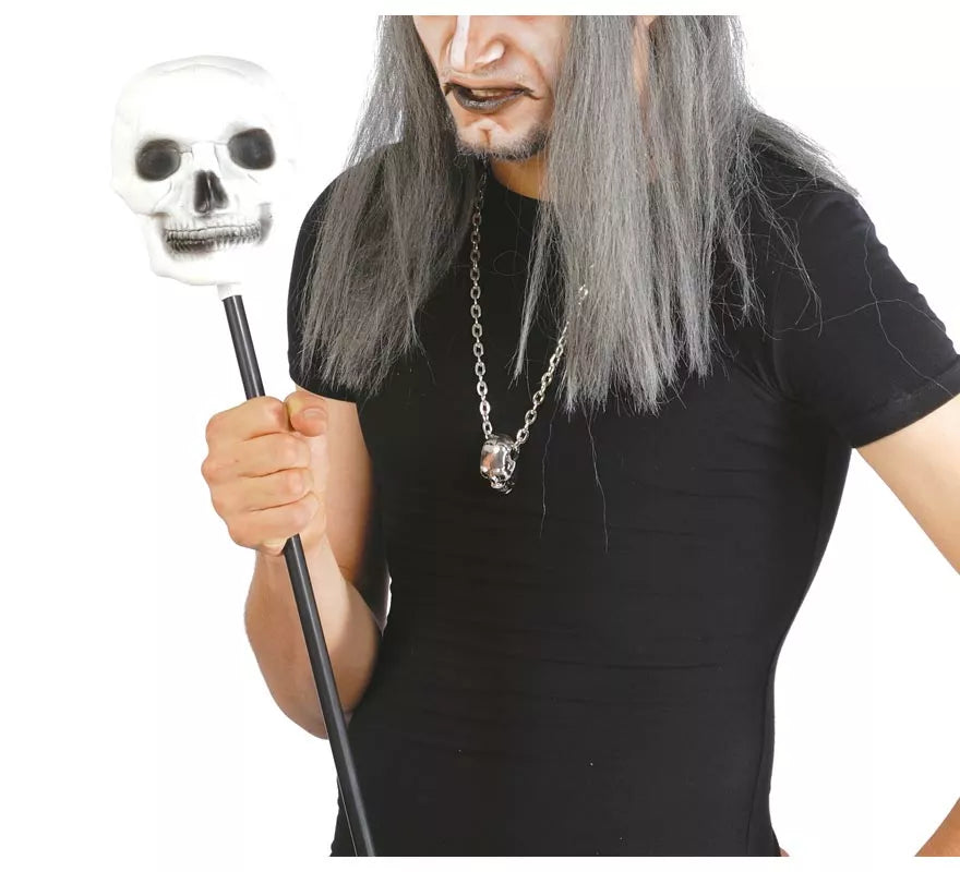 Translation missing: pt-PT.Bastón Calavera de Brujo de 60 cm. para Halloween