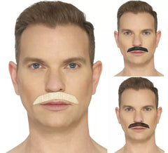 Bigode de estrela do rock em várias cores