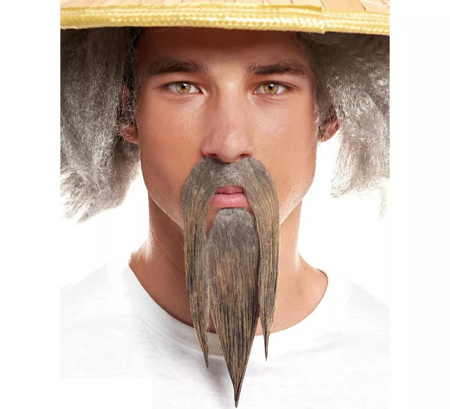Translation missing: pt-PT.Bigote y Barba Gris Asiático