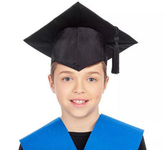 Mortarboard de pós-graduação para crianças 57-59 cm em circunferência