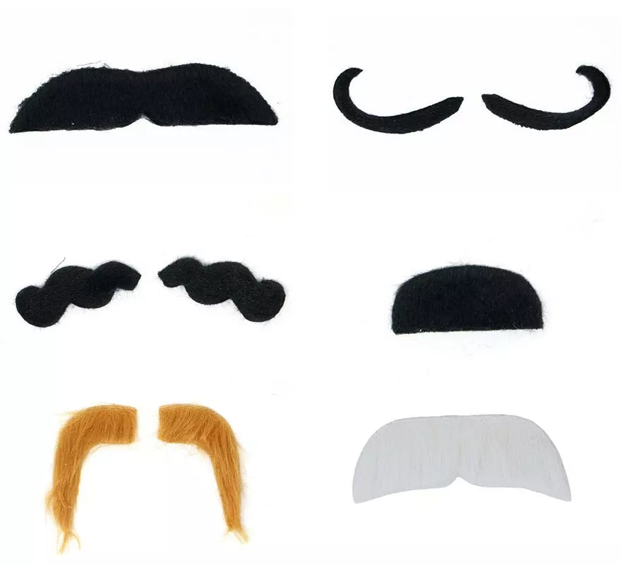 Translation missing: pt-PT.Blíster con 6 Bigotes Surtidos