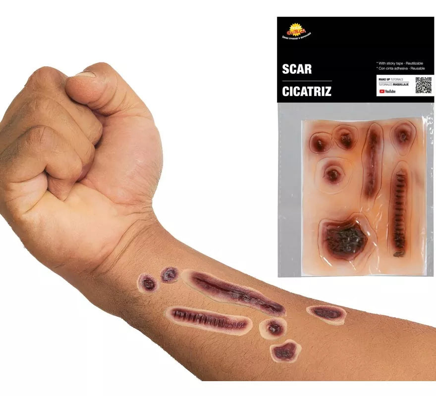 Translation missing: pt-PT.Blister con 6 Cicatrices de Látex