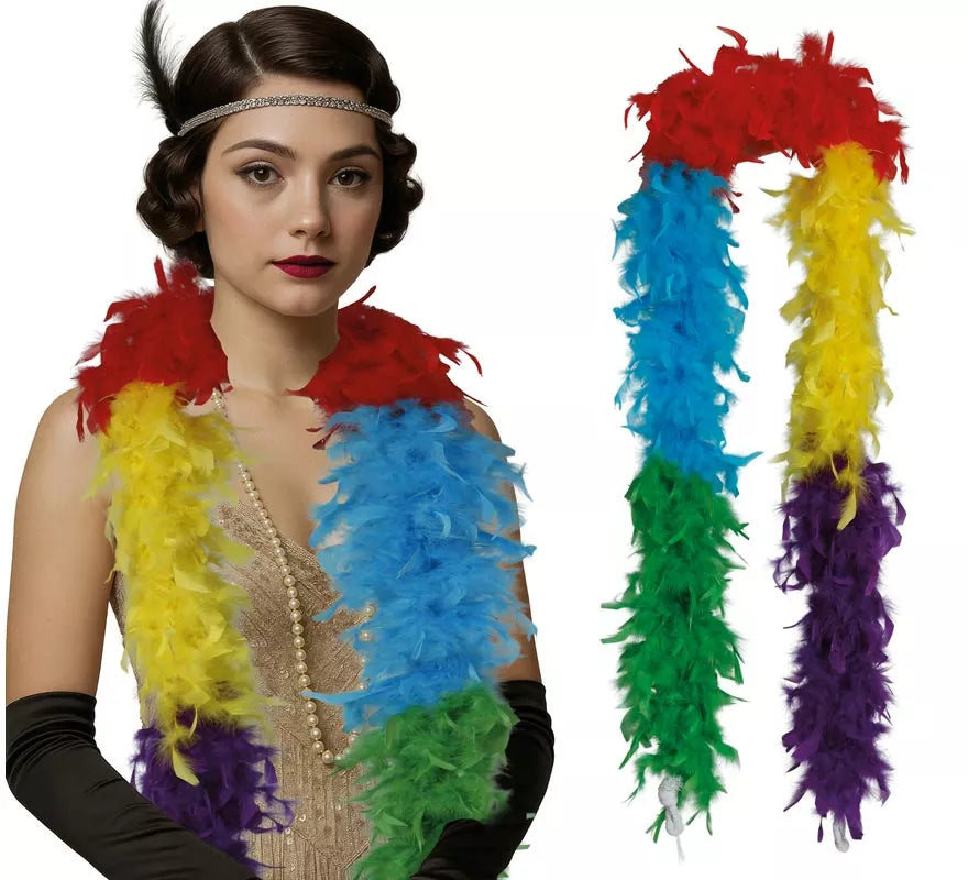 Translation missing: pt-PT.Boa de 80 g de plumas en varios colores
