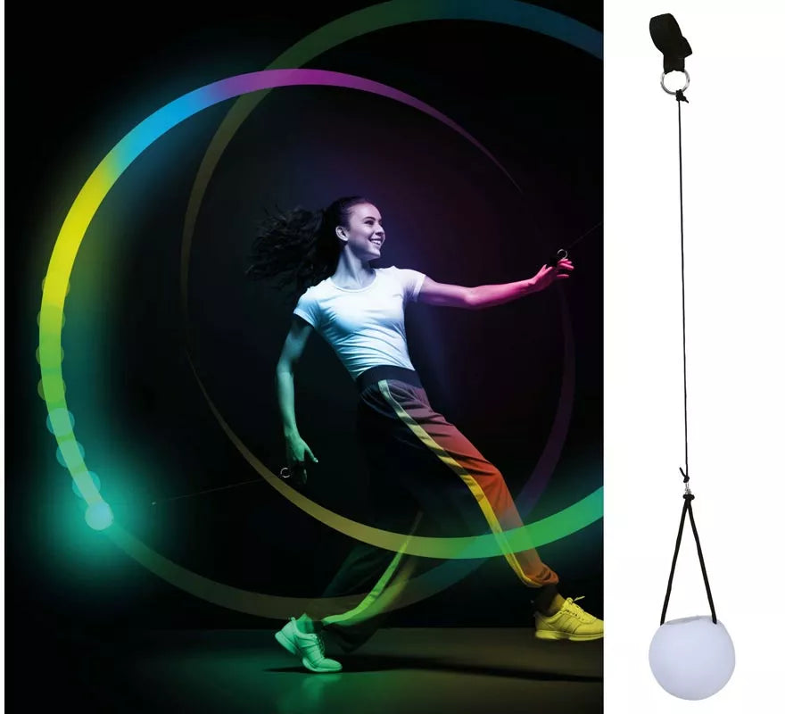 Translation missing: pt-PT.Bola de Danza con Led multicolor de 7 cm