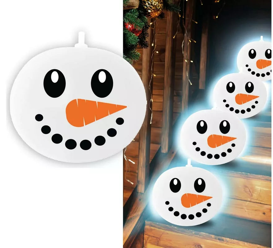 Translation missing: pt-PT.Bolsa 5 Globos Muñeco Nieve con Luz