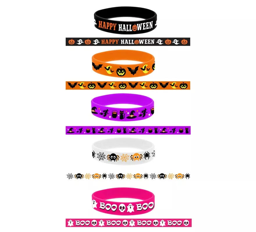 Translation missing: pt-PT.Bolsa 5 Pulseras Silicona para Halloween