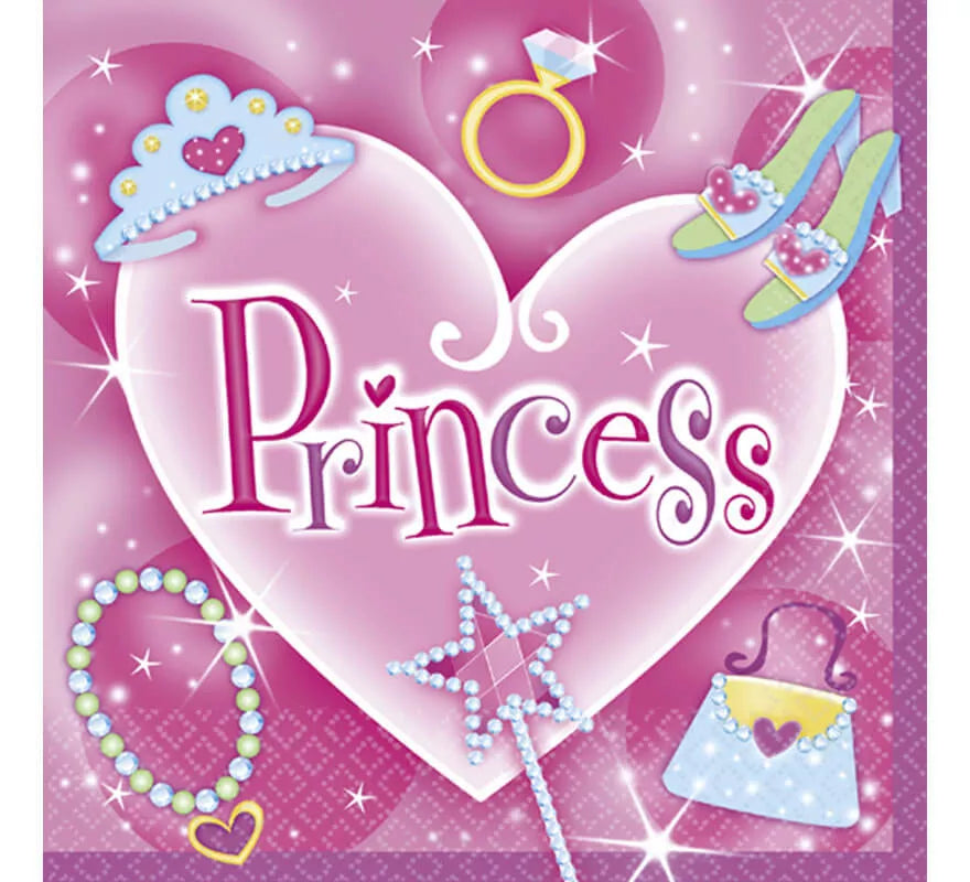 Translation missing: pt-PT.Bolsa de 16 Servilletas de las Princess de 33x33 cm