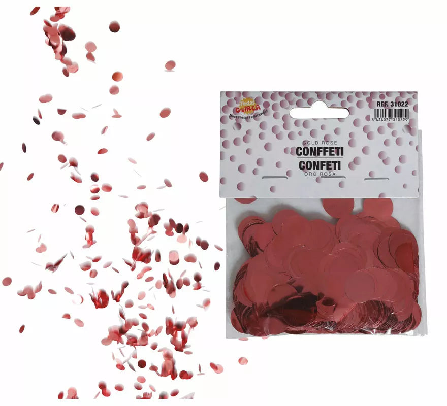 Translation missing: pt-PT.Bolsa de Confetti Oro y Rosa 15 gr de 1.5 cm