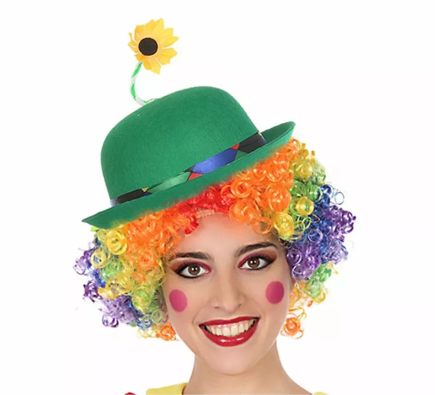 Translation missing: pt-PT.Bombín de Payaso con Flor en varios colores