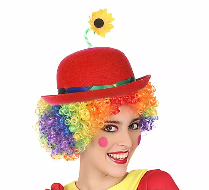 Translation missing: pt-PT.Bombín de Payaso con Flor en varios colores