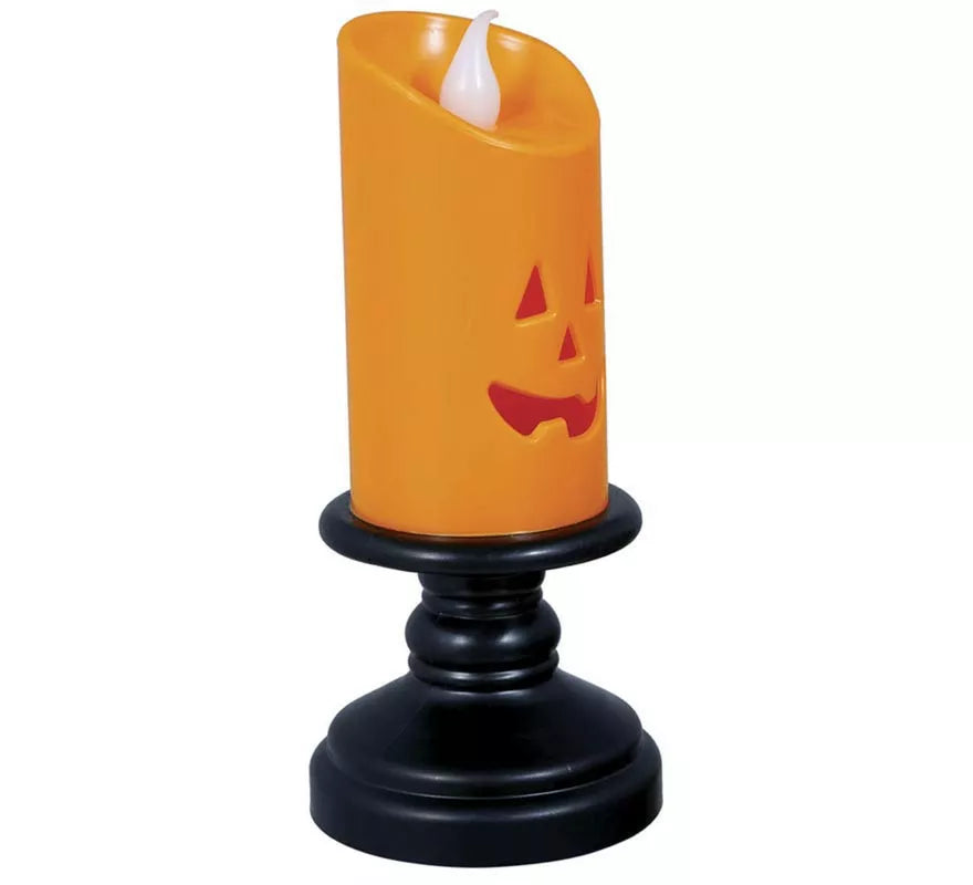 Translation missing: pt-PT.Caja de 12 Velas naranja con luz de 12,5 cm