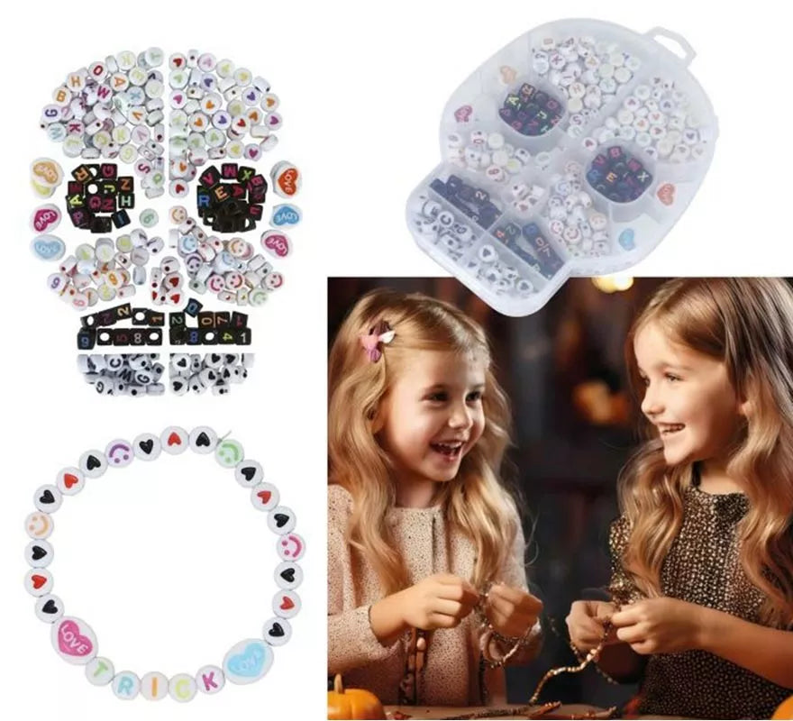Translation missing: pt-PT.Caja de 270 Piezas Calavera para Pulseras