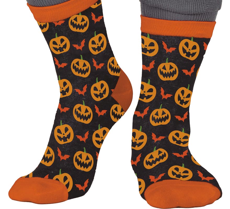 Translation missing: pt-PT.Calcetines de Calabazas para Halloween en números del 22 al 48