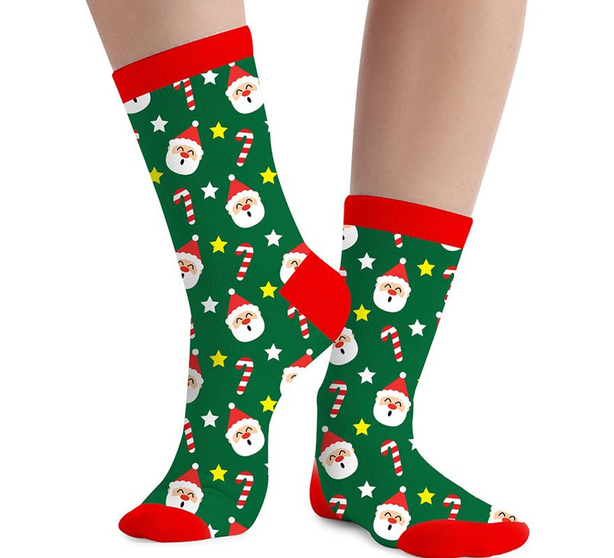 Translation missing: pt-PT.Calcetines Navideños Papá Noel en números del 22 al 48
