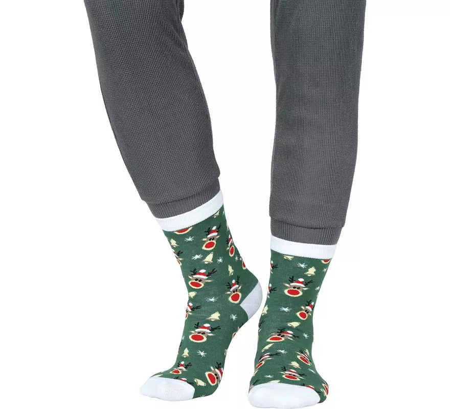 Translation missing: pt-PT.Calcetines Navideños Reno en números del 22 al 48