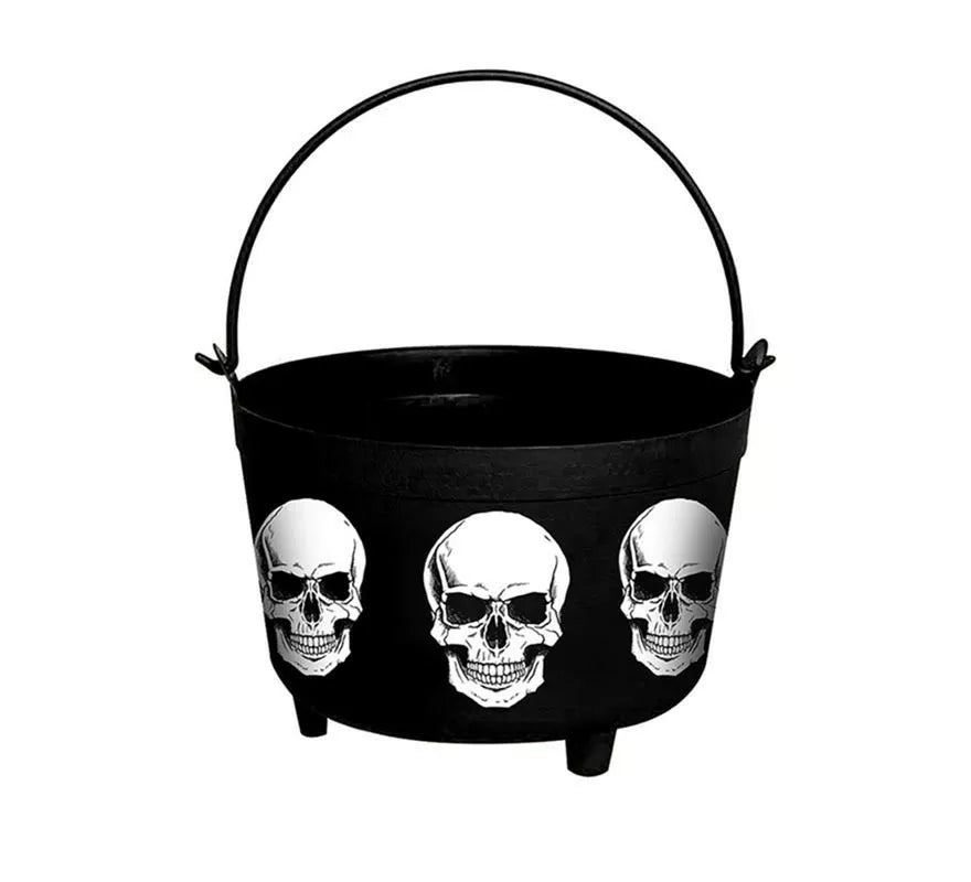 Caldero Calavera temible de 24x23x15 cm