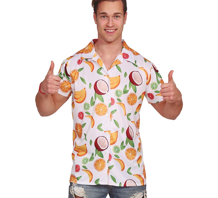 Translation missing: pt-PT.Camisa Hawaiana de Frutas para hombre