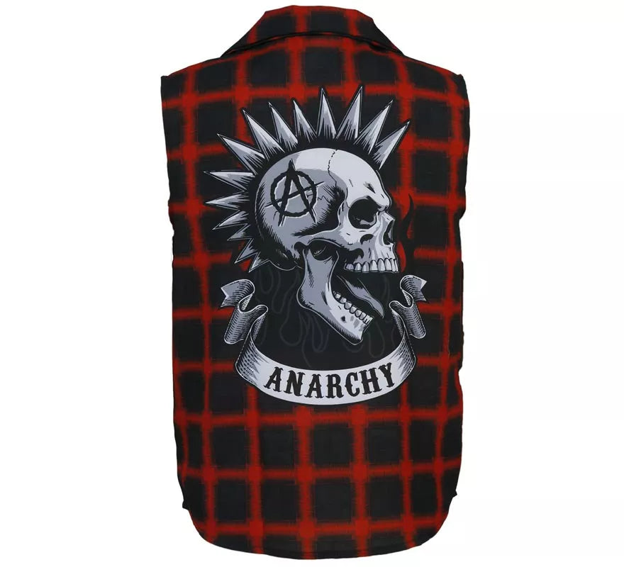 Translation missing: pt-PT.Camisa Punk a cuadros para hombre