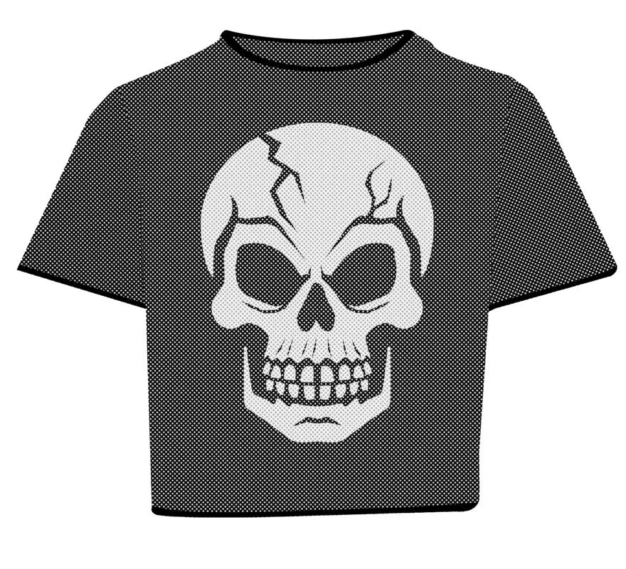 Translation missing: pt-PT.Camiseta de Red Calavera para mujer