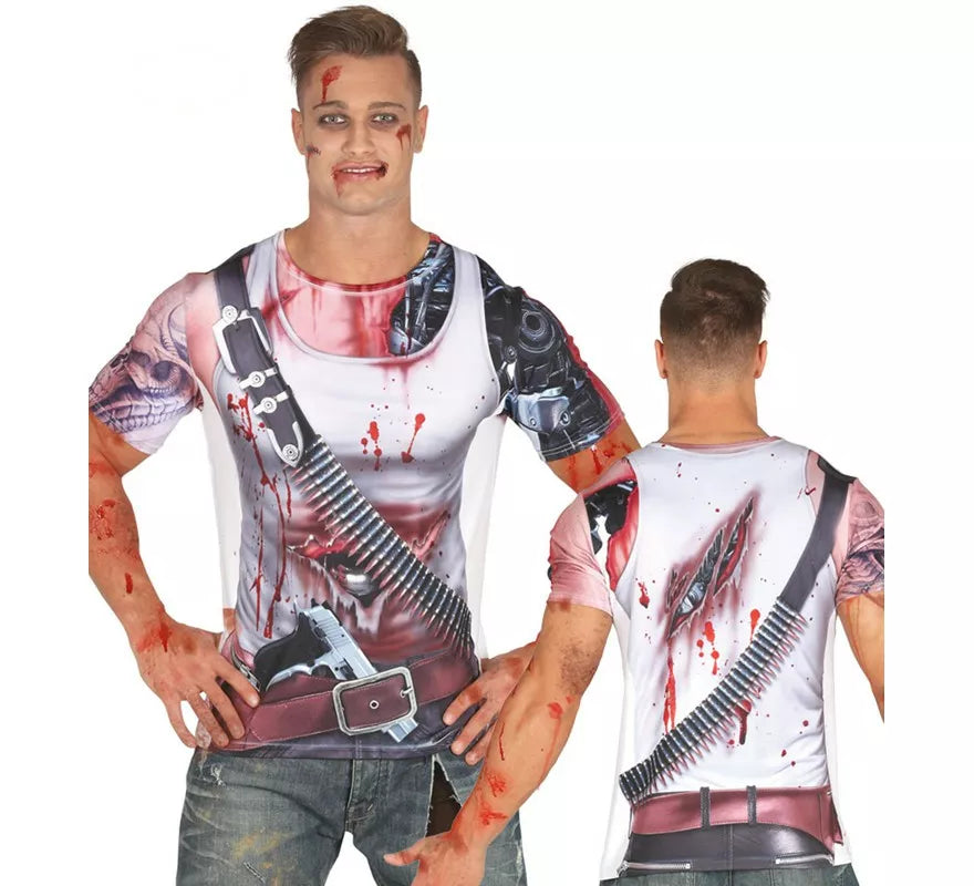Translation missing: pt-PT.Camiseta Disfraz de Robot