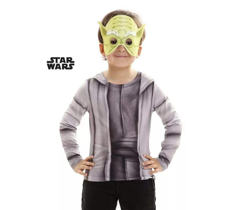 Translation missing: pt-PT.Camiseta disfraz Maestro Yoda de Star Wars para niño