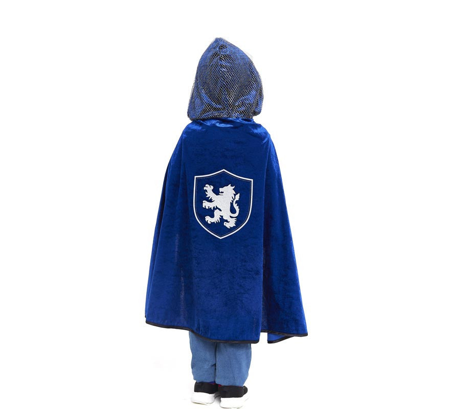 Translation missing: pt-PT.Capa de Caballero azul con capucha infantil