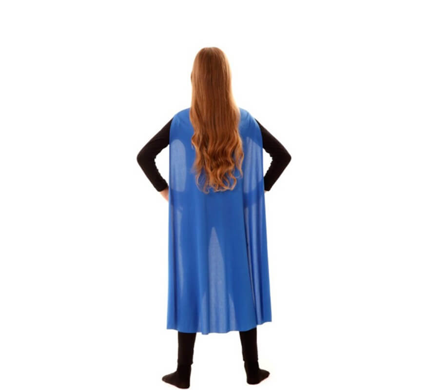 Translation missing: pt-PT.Capa Superhéroe Infantil Azul de 90 cm