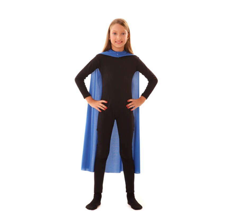 Translation missing: pt-PT.Capa Superhéroe Infantil Azul de 90 cm
