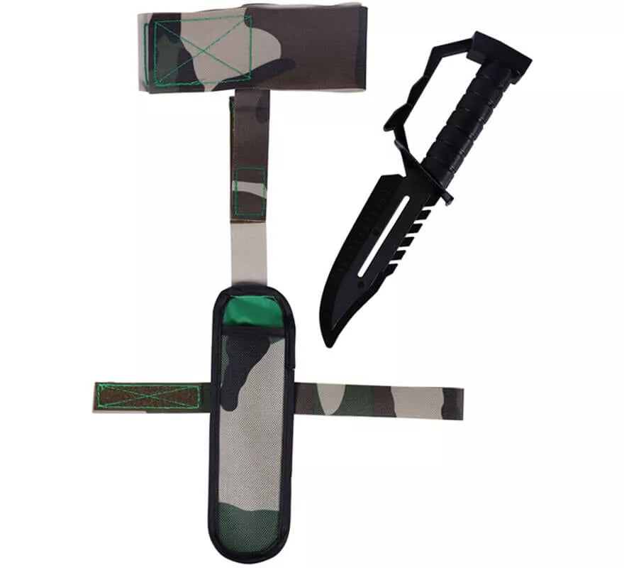 Translation missing: pt-PT.Cartuchera con Cuchillo de combate 28x6 cm