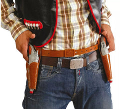 Coldre duplo com armas
