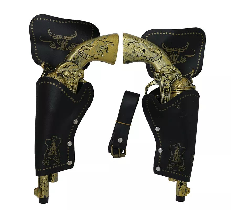 Translation missing: pt-PT.Cartuchera doble con pistolas de 29 cm