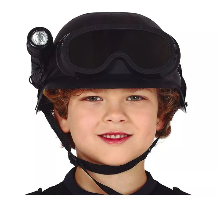 Translation missing: pt-PT.Casco de Antidisturbios con Linterna para niños