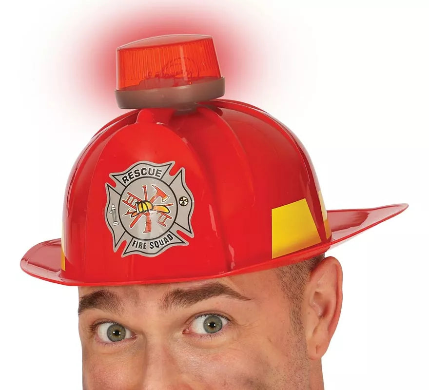 Translation missing: pt-PT.Casco de Bombero con sirena, luz y sonido